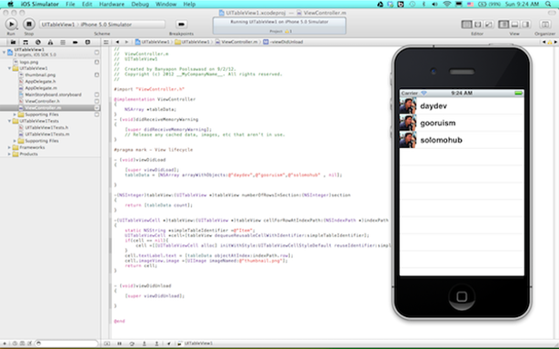 Photo of iOS Developer ตอนที่ 4 การเรียกใช้งาน UITableView