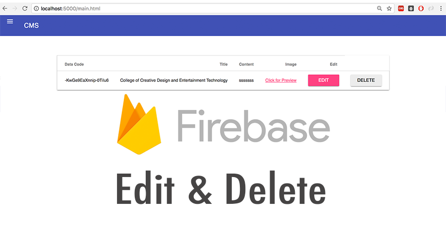 Photo of สร้างเว็บ CMS ด้วย Firebase Realtime Database และ Storage ตอนที่ 3