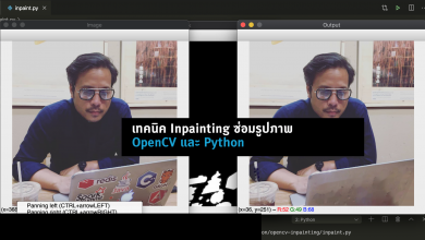 Photo of Python กับ OpenCV เทคนิคการทำ Inpainting ตกแต่งภาพที่เสียหาย