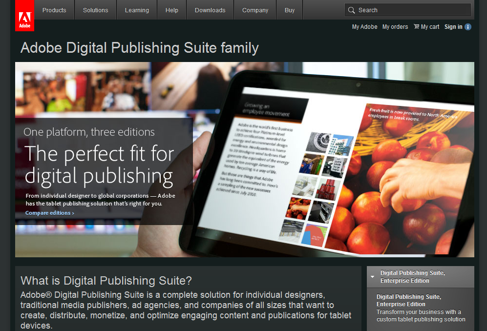 Adobe Digital Publishing Suite 