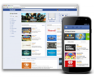 Facebook App Center ครับ