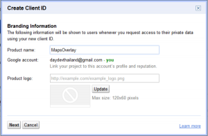 สร้าง App ขึ้นมาก่อนถ้ายังไม่เคยสร้างนะครับ