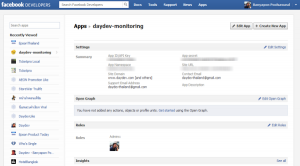 สร้าง Apps บน facebook ใหม่ขึ้นมาก่อน