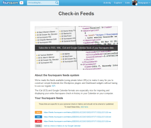 เก็บประวัติการ Check-in บน Foursquare ลงใน Google Calendar