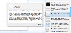 เลือก Object UITableView มาวางบน MainStoryboard