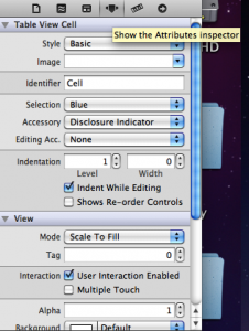ตกแต่ง Cell ได้ท่ี่ Attribute Inspector