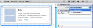 เลือก Class ใหม่ให้กับ SimpleTableCell