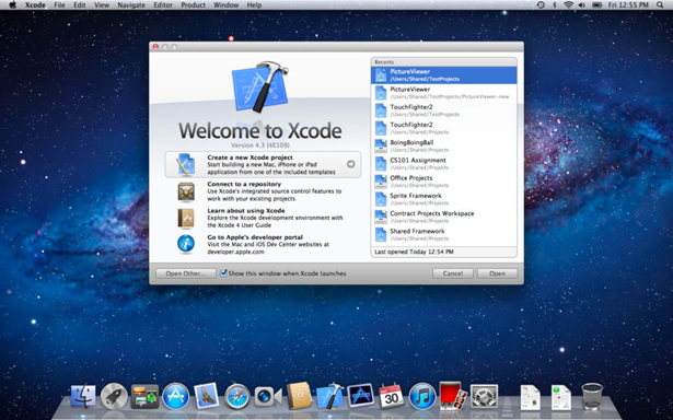 Xcode 4.3