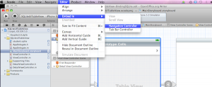 สร้าง Navigation Controller ใหม่ขึ้นมา