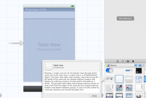 ไปที่หน้า MainstoryBoard ลาก UITableView ไปวาง