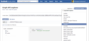 ทดสอบการดึงข้อมูลและขอ Permission จาก Graph API Exploror