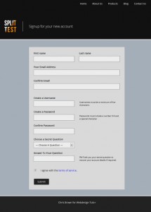 หน้า Landing Page Call To Action ยาวไป