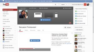 จัดการออกแบบหน้า Channel ใหม่ของเราบน YouTube