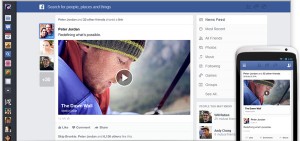 Vibrant new visuals bring your News Feed to life.