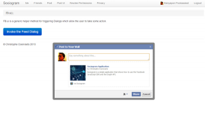 Sociogram แอพพลิเคชันสำหรับนักพัฒนาที่สนใจศึกษา Facebook SDK และ Graph API